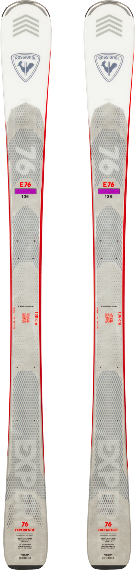 Rossignol &Auml;STHETISCHER DEFEKT HERREN ALL MOUNTAIN SKIER EXPERIENCE 76 RL (OPEN IRS) 