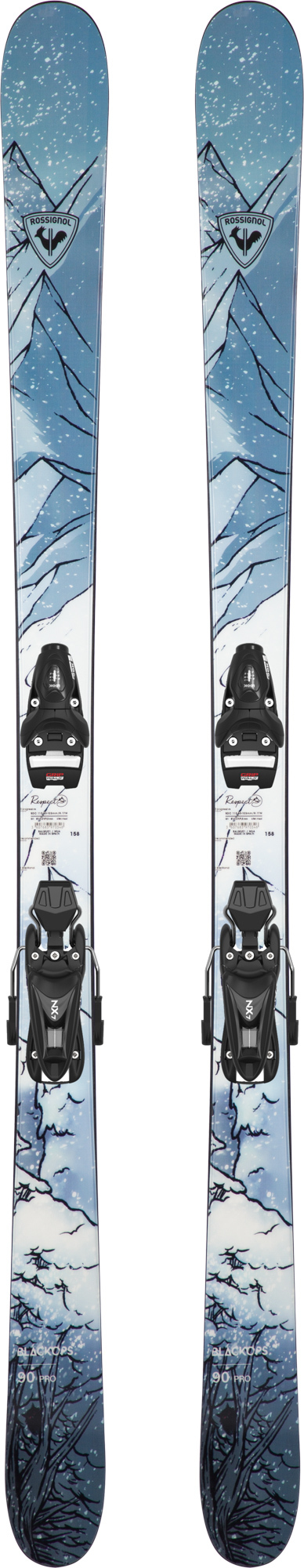 Rossignol DEFAUT D'ASPECT Skis de freeride enfant BLACKOPS PRO OPEN 