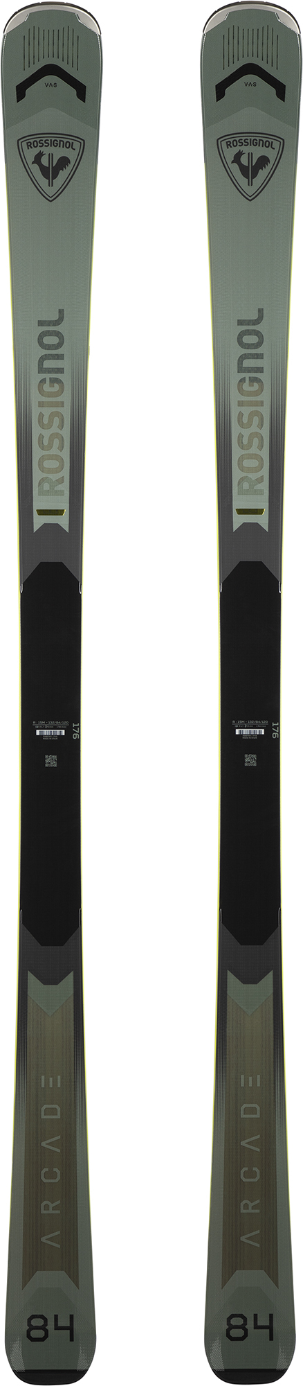 Rossignol Men's all mountain skis Arcade 84 Green