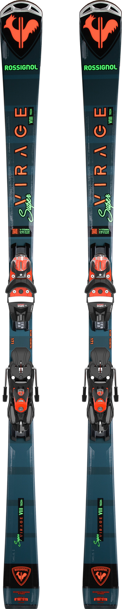 Rossignol Unisex's Racing Skis SUPER VIRAGE VIII TECH KONECT 