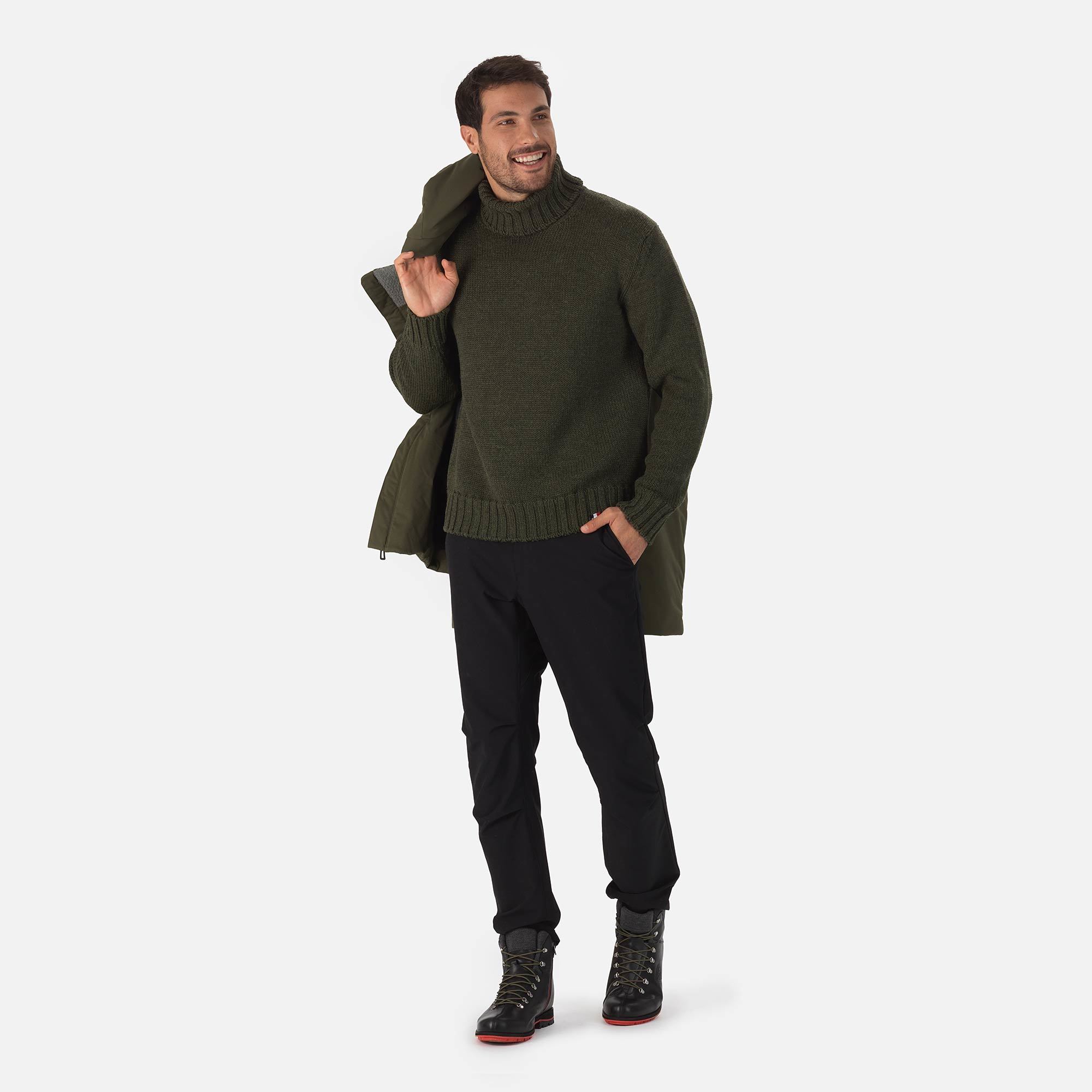 Men's Over Roll-Neck Knit Sweater