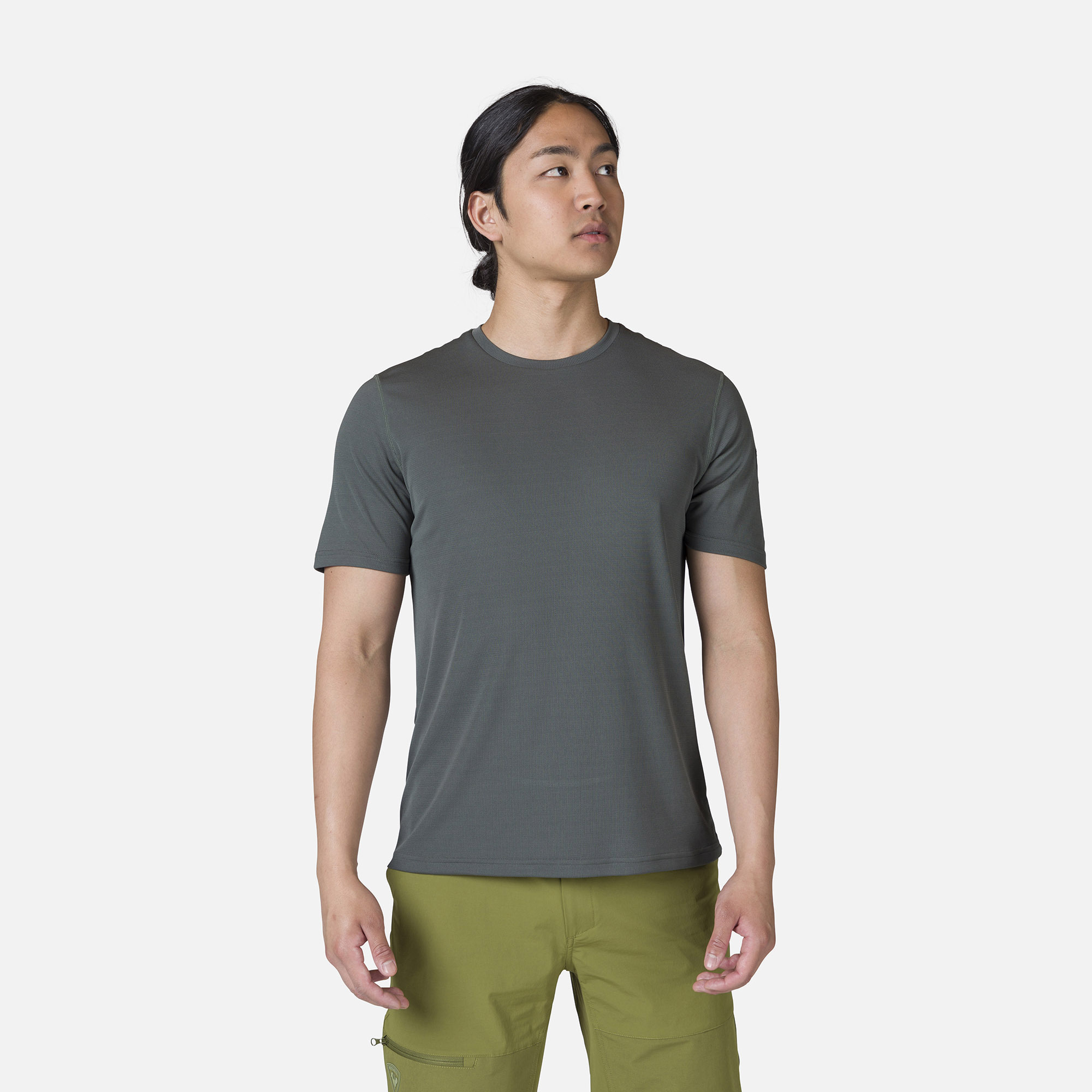 T-shirt uomo a tinta unita da escursionismo Plain