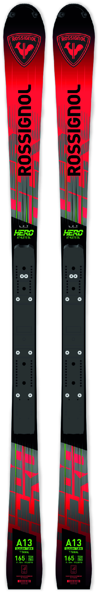 Rossignol Unisex's Racing Skis HERO A FIS SL FAC 157 R22 Red