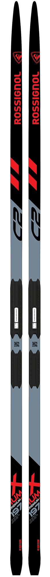 Rossignol Skis de fond unisexe X-IUM CLASSIC PREMIUM&nbsp;+&nbsp;C2 STIFF Multicolor