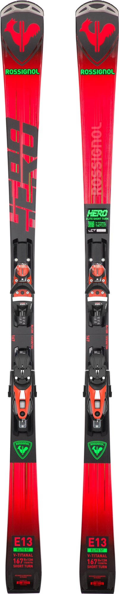 Skis racing unisexe HERO ELITE ST TI KONECT Rossignol Skis racing unisexe HERO ELITE ST TI KONECT Red
