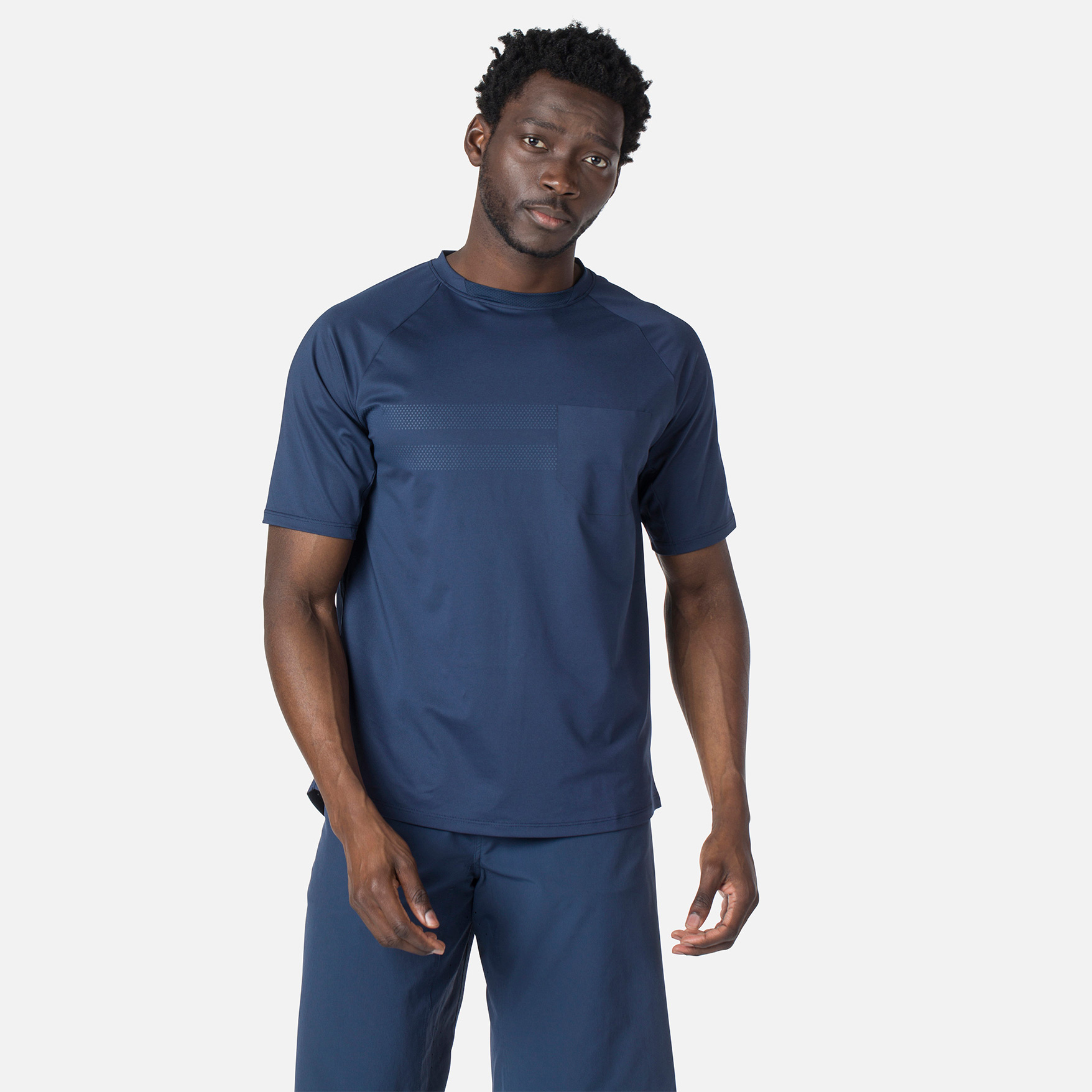 Men's short sleeve mountain bike jersey relaxed fit