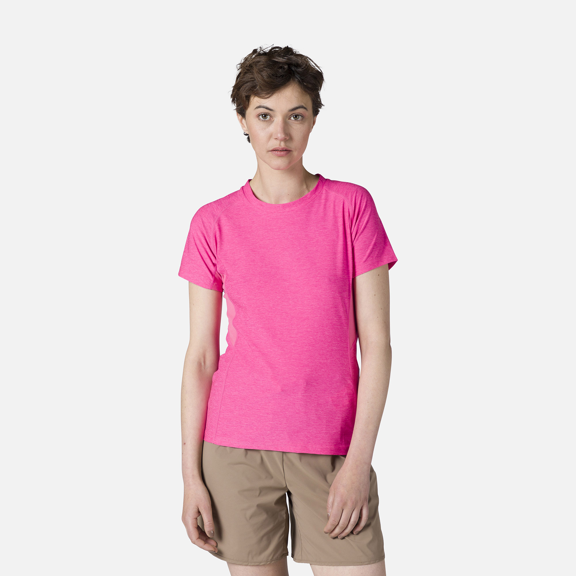 Meliertes Wander-T-Shirt für Damen