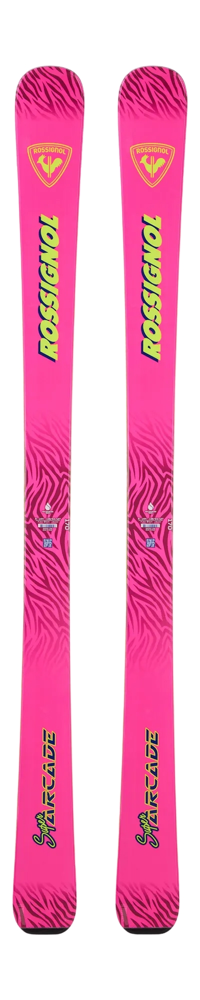 Rossignol SUPER ARCADE PINK ALPINE SKIS Pink/Purple