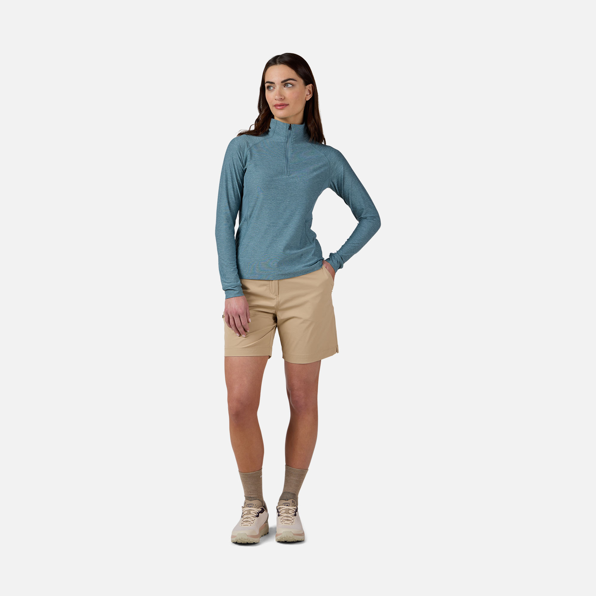 Women's Westweg Half-Zip Long Sleeve Tee