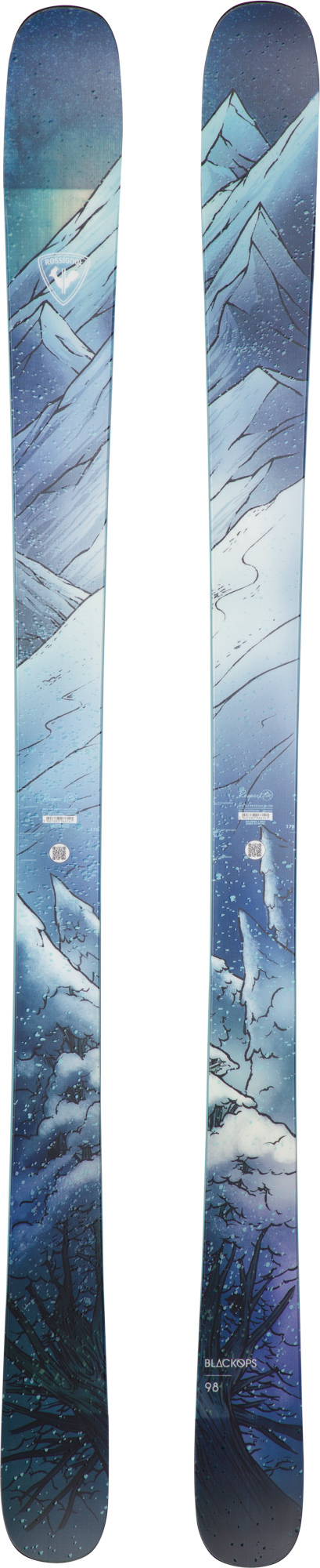 Rossignol &Auml;sthetischer Defekt Damen Freeride skier BLACKOPS W 98 OPEN 
