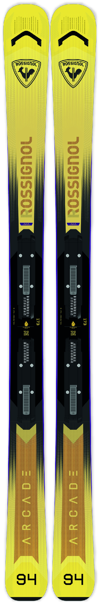 Rossignol Women's Rossignol Arcade 94 Skis KONECT Yellow