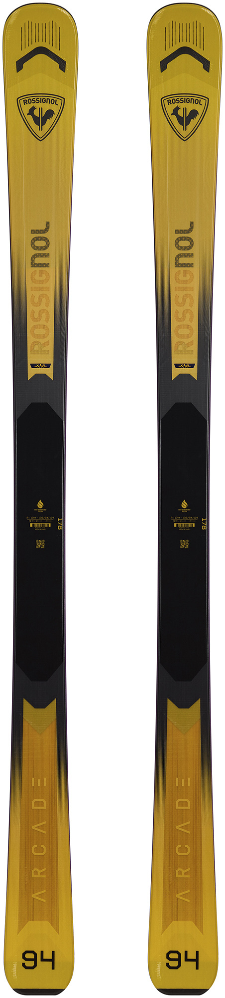 Rossignol Rossignol Arcade 94 Skis OPEN Yellow