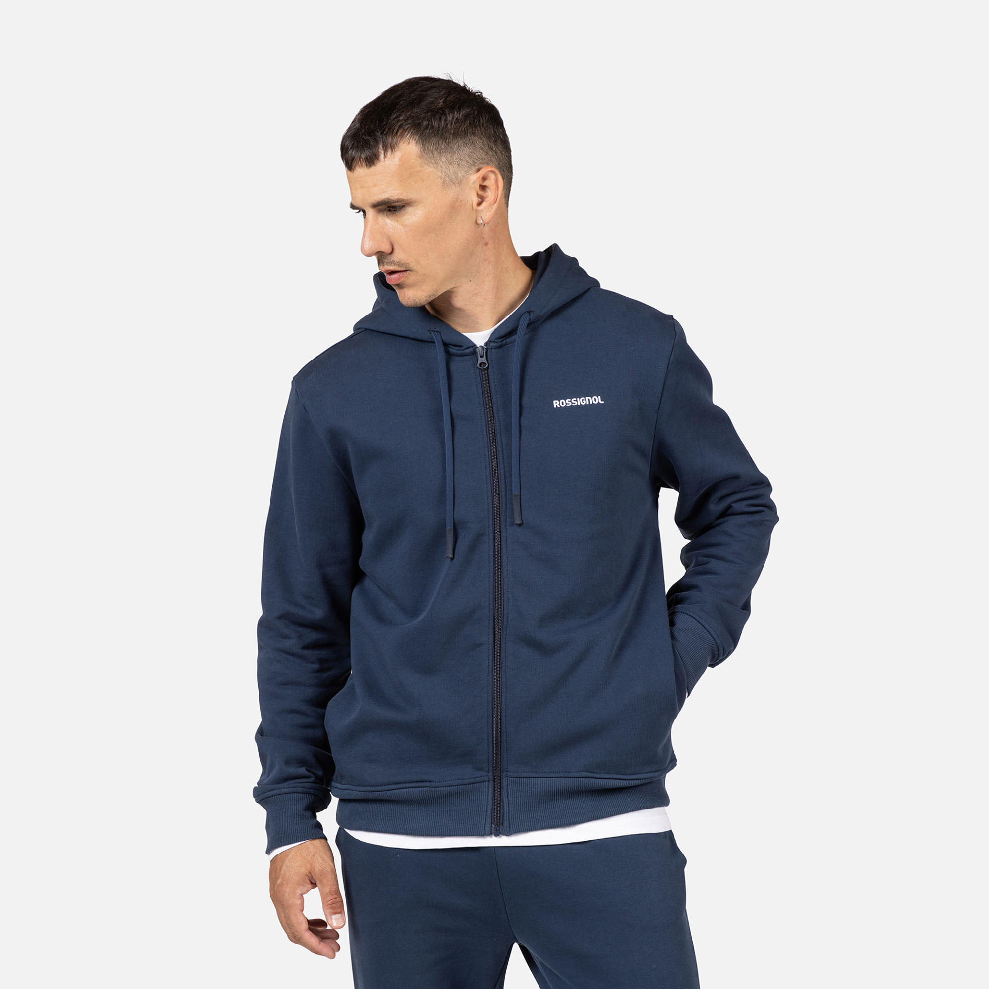 Rossignol Felpa Full-zip Con Cappuccio Presset Uomo