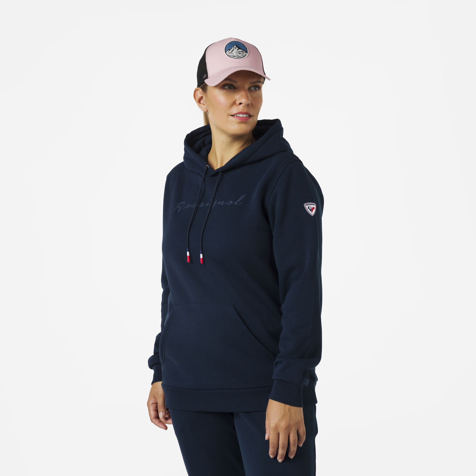 Rossignol Damensweatshirt Aus Baumwolle Mit Kapuze Und Logo