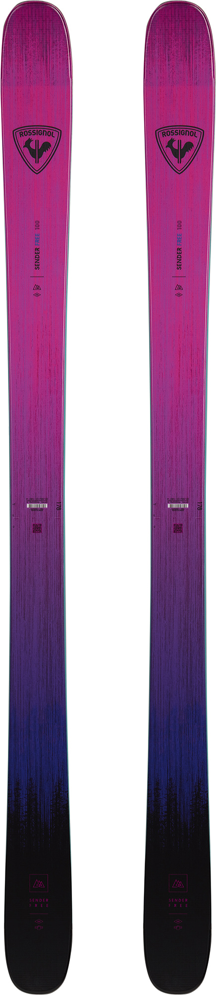 Rossignol Skis Rossignol Sender Free 100 OPEN Pink/Purple